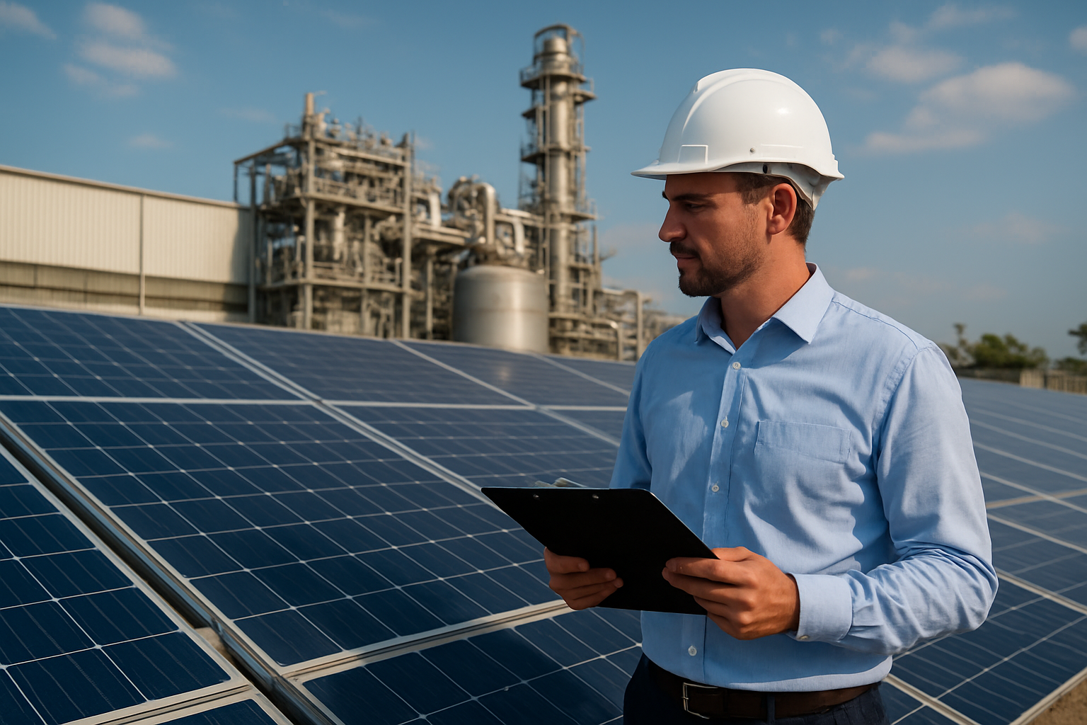 Economize energia solar na indústria (com Quiz)