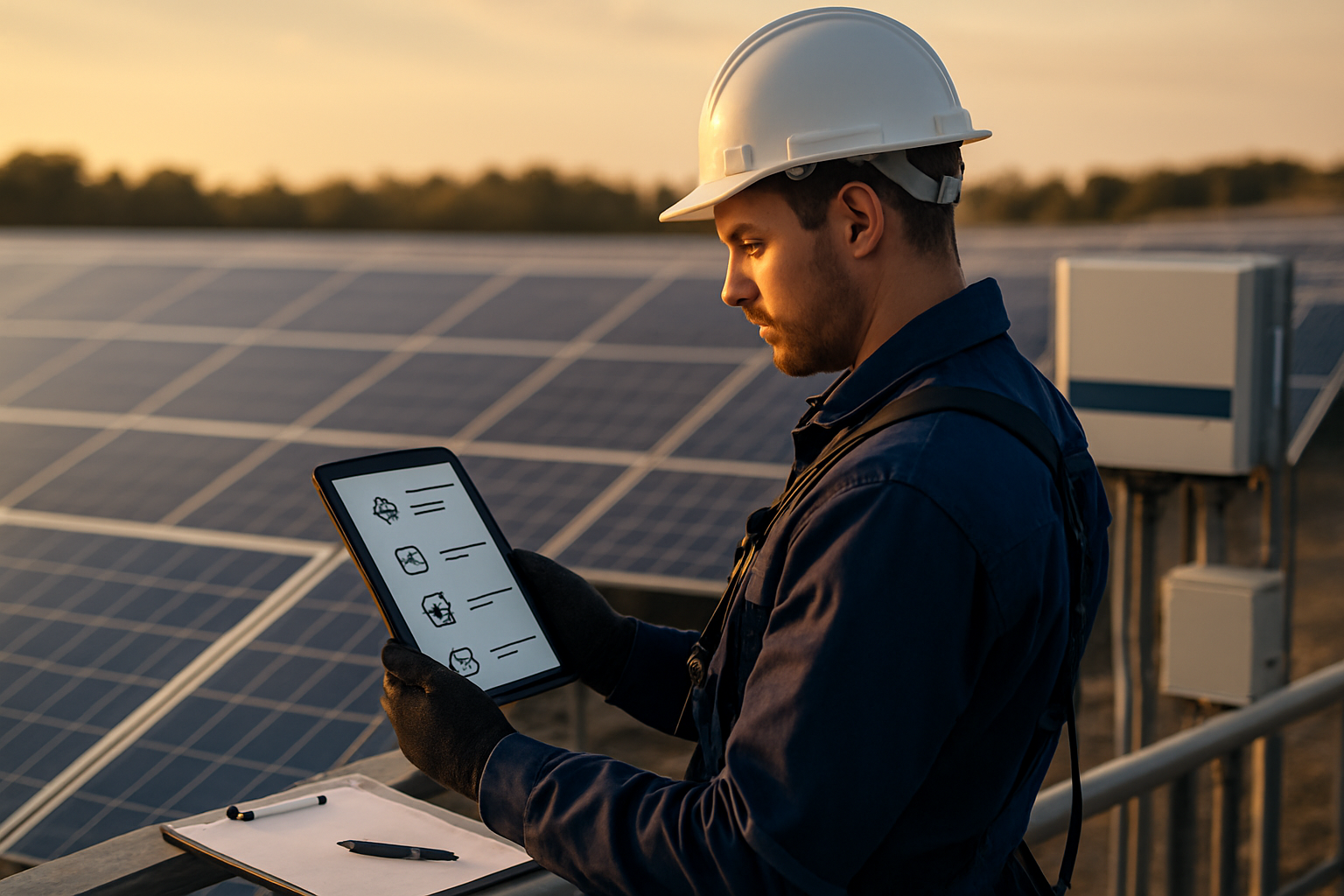 Checklist avançado de energia solar (com Quiz)