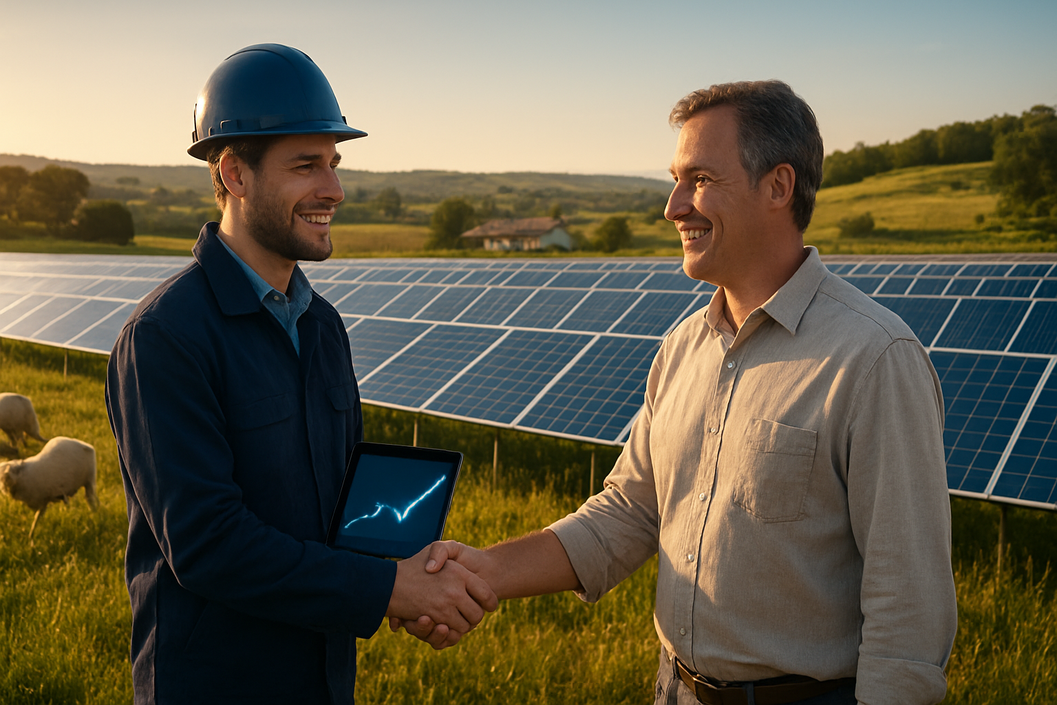 Como transformar terrenos parados em renda com energia solar